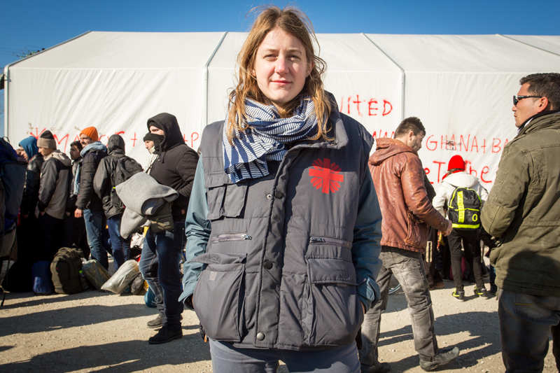 Freezing temperatures await refugees at the start of their Balkan journey